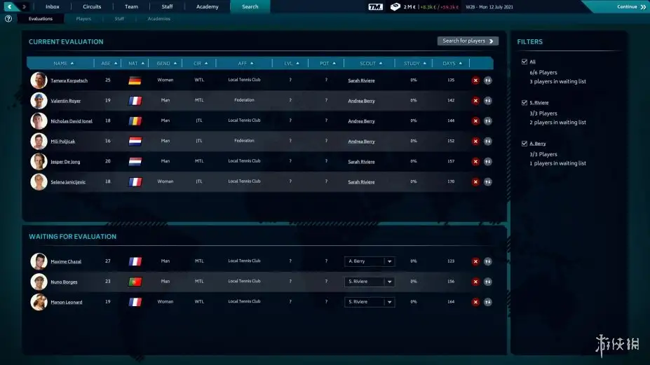 网球经理2021 截图3