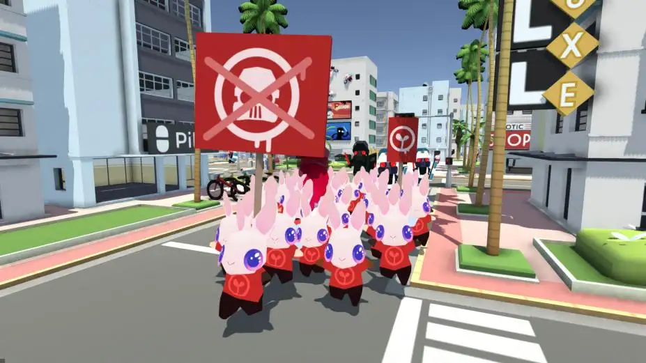萌军游行 截图2