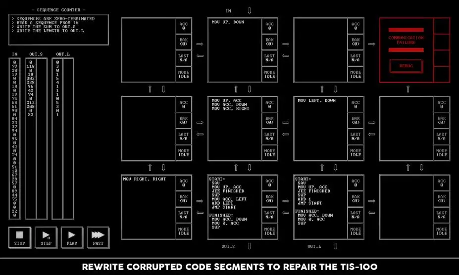 TIS-100 截图1