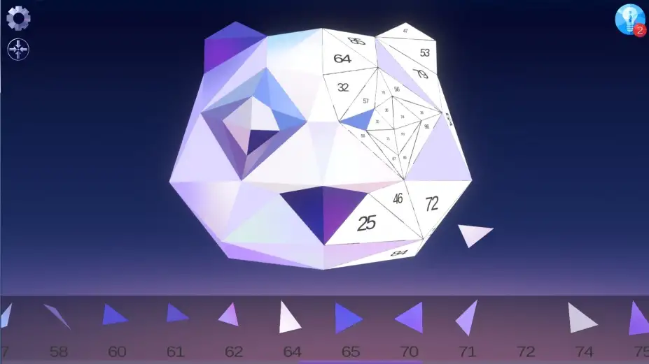 低多边形3D：数字拼图 截图2