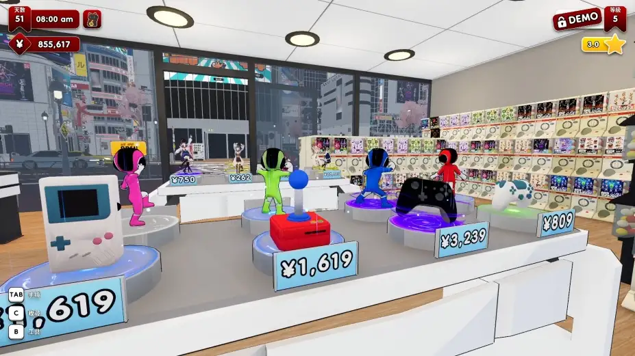 秋叶原盲盒店模拟器 截图1
