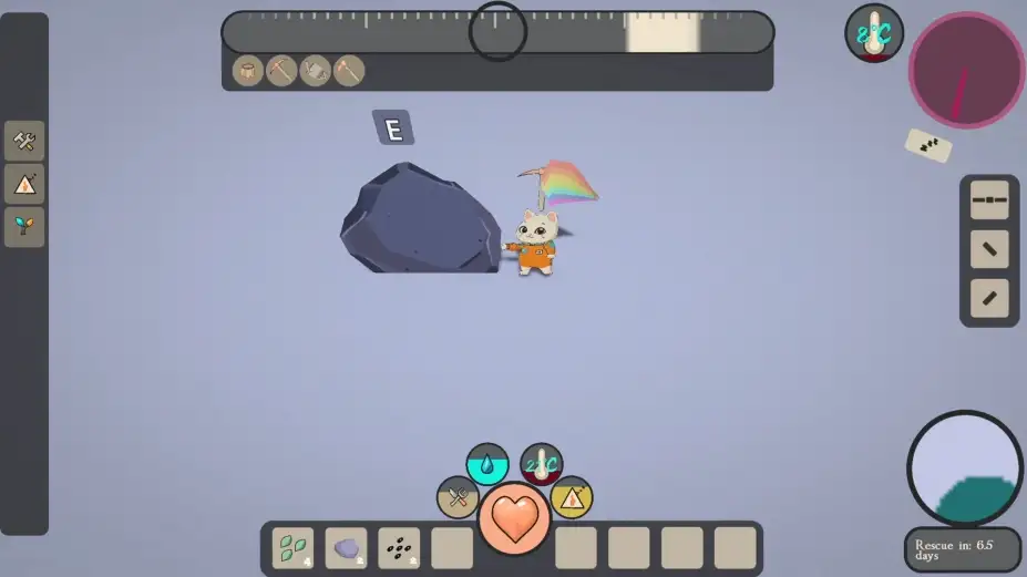 太空小猫：一个简单的生存游戏 截图2