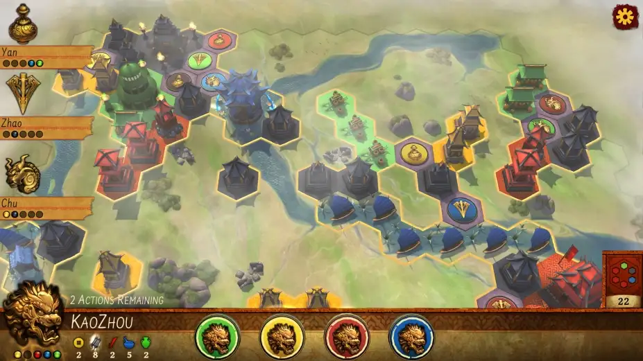Reiner Knizia：黄河与长江 截图2