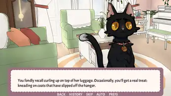 毯子猫：舒适的冬季视觉小说 截图2