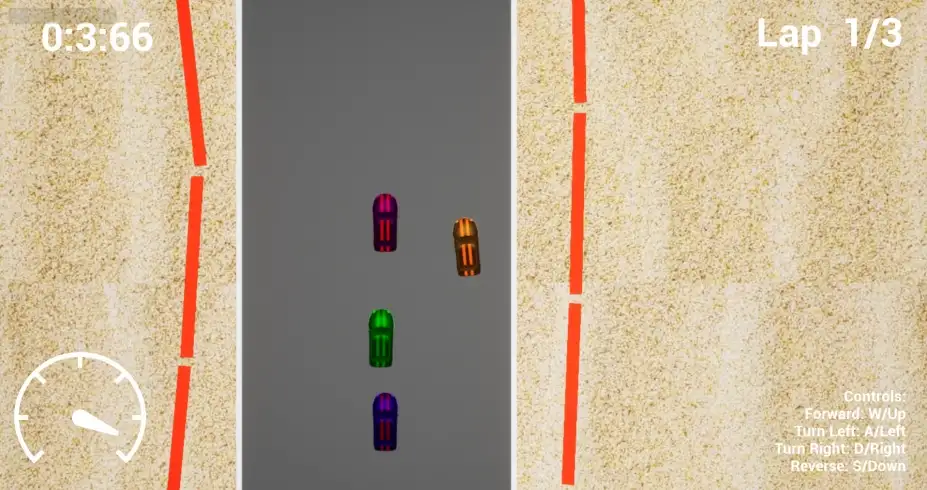 垃圾顶视角赛车 截图2