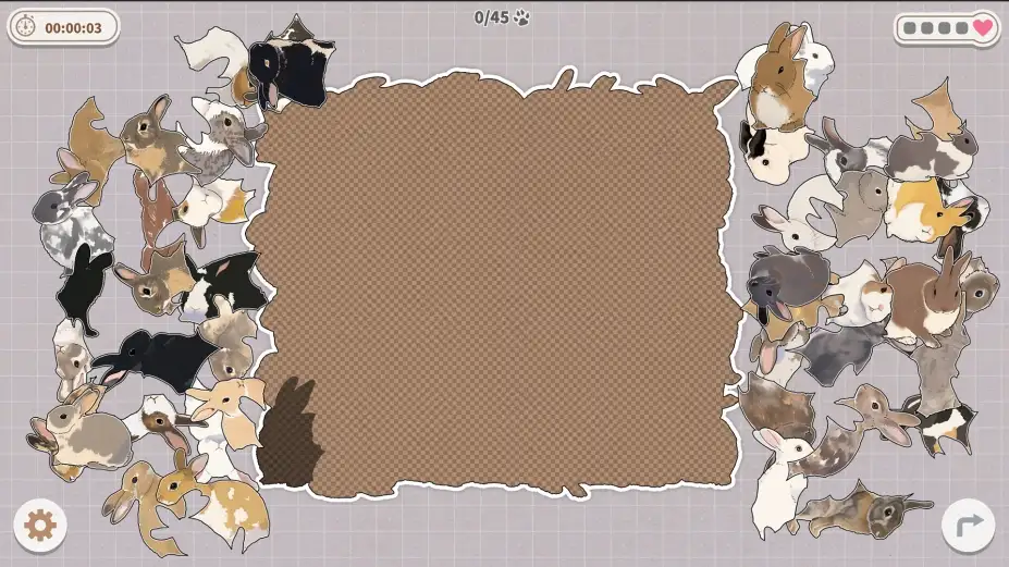 挤在一起的兔兔 截图1