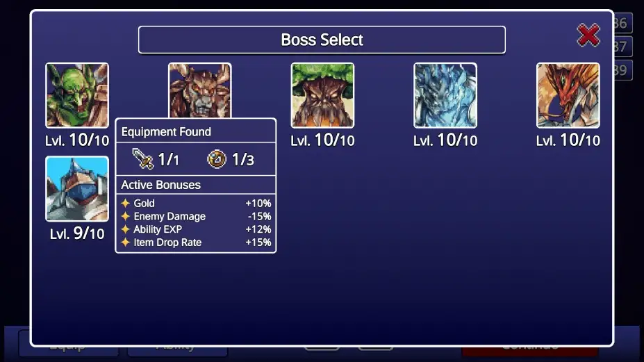 击败所有Boss：放置游戏 截图2