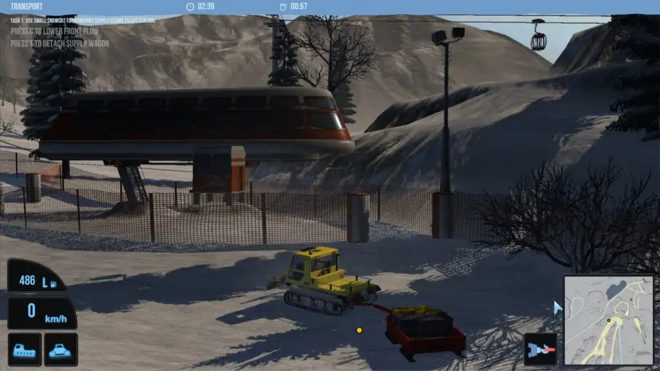 雪地履带车模拟2011 截图1