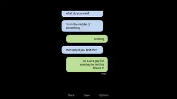 给你从高中就暗恋的尴尬王牌家伙发短信 截图1