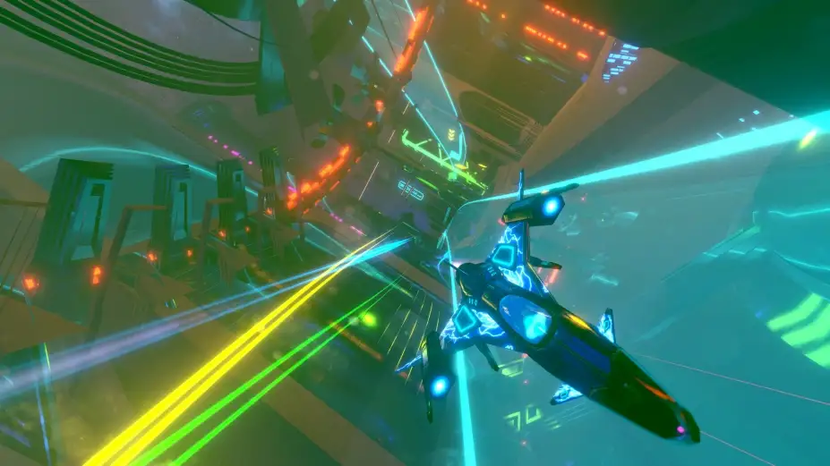 霓虹之翼：空中竞速 截图1