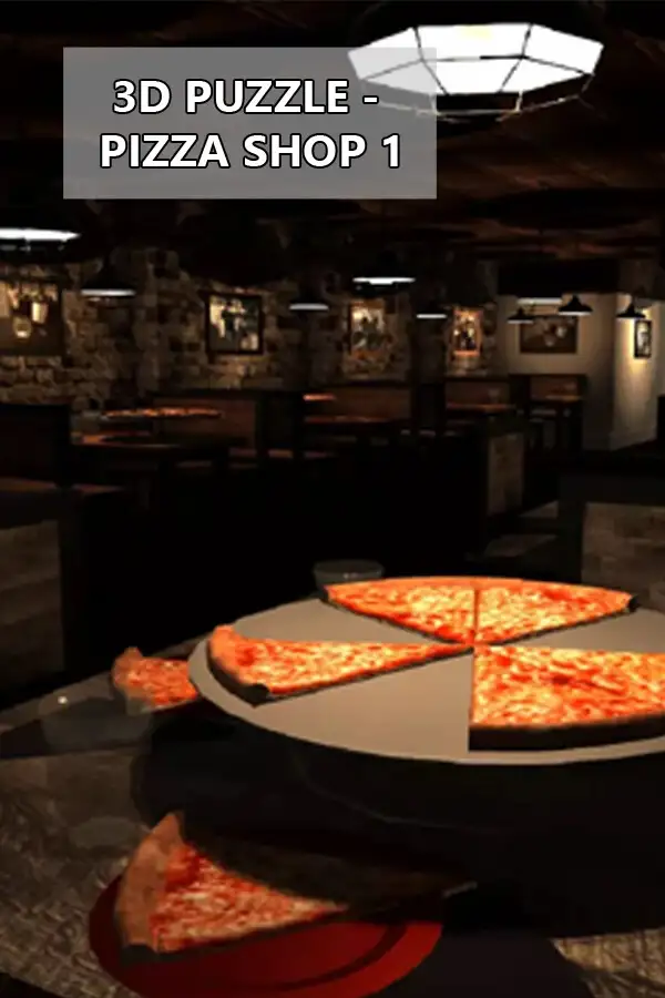 3D拼图：披萨店1
