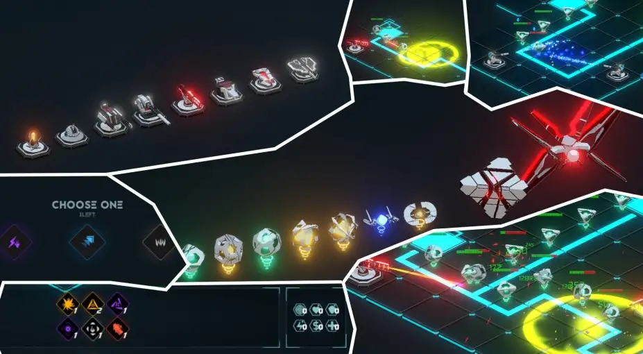 Neon Grid Defenders 截图1