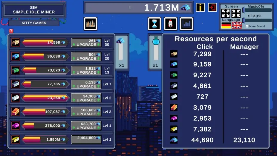 SIM：简单闲置矿工 截图3