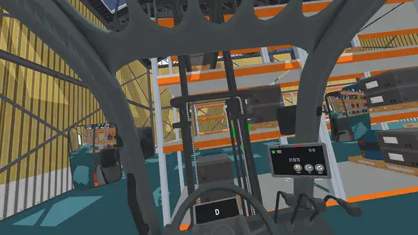 叉车驾驶模拟器VR 截图1