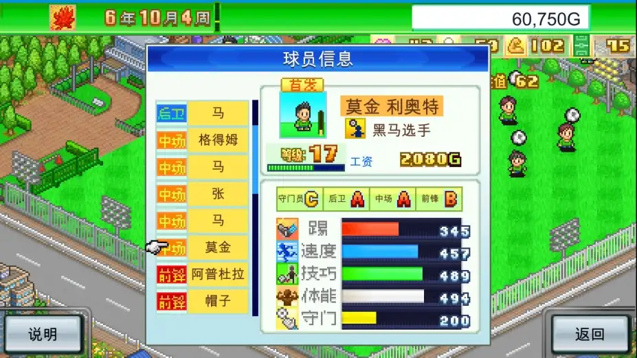 足球俱乐部物语 截图2