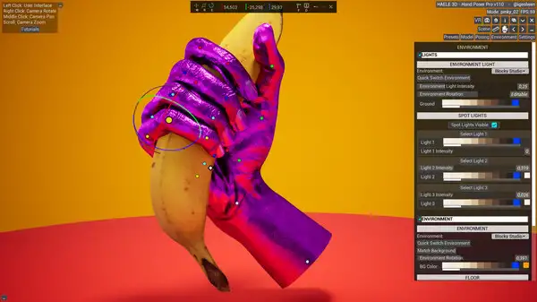 HAELE 3D-手势专业绘图参考 截图3