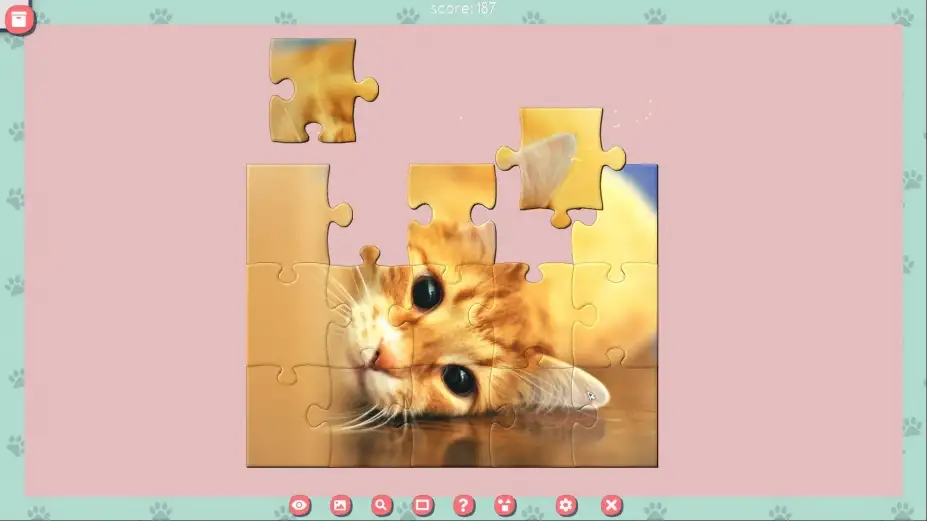 1001拼图：可爱猫咪2 截图2