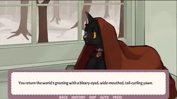 毯子猫：舒适的冬季视觉小说 截图1