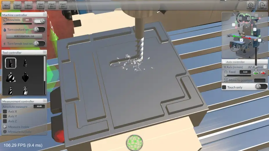 铣床3D 截图2