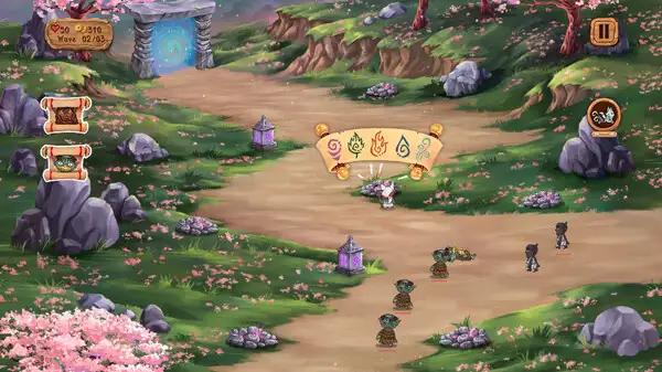 Kitsune's Paths Tower Defense 截图1