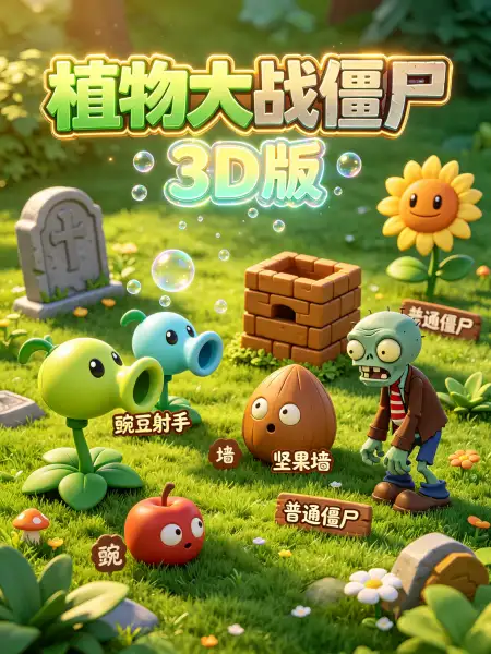 3D版植物大战僵尸